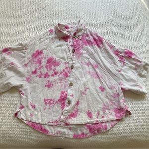 Free People Tie Dye Shirt
